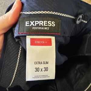 Express Men’s Navy Dress Pants 30x30